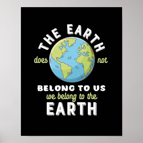 Earth Day Save The Planet Protect The Environment Poster