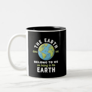 Earth Day Save The Planet Protect The Environment Two-Tone Coffee Mug