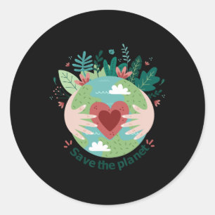 Earth Day Save The Planet World Mother Earth Day  Classic Round Sticker