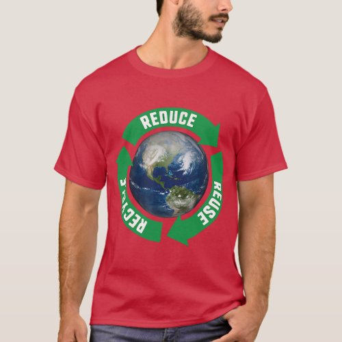 Earth Day Shirt Reduce Reuse Recycle Apr