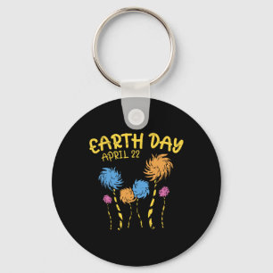 Earth Day Shirt Save Environment Eco Tree Boy Girl Keychain
