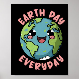 Earth Day Shirt Teacher Environment Day Recycle Ea Poster