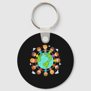 Earth Day Shirts Kids Earth Day Youth Boys Girls Keychain
