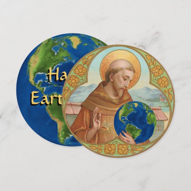 Earth Day & St. Francis of Assisi Card (Front/Back)