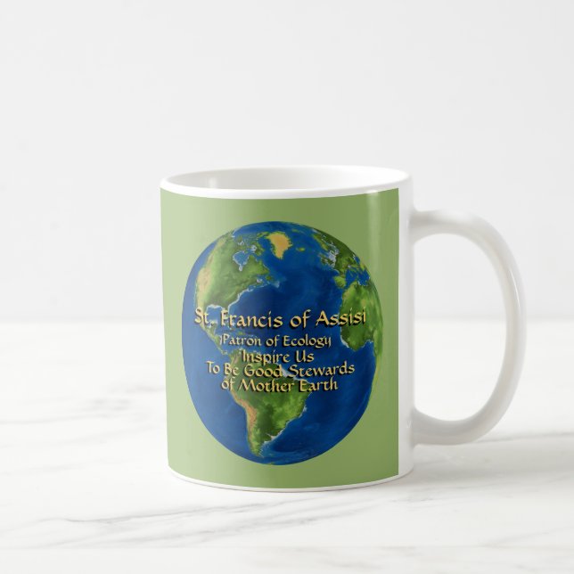 Earth Day & St. Francis of Assisi Coffee Mug (Right)