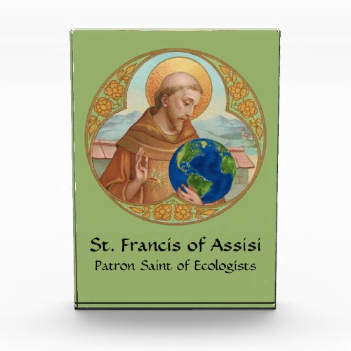 Earth Day  St Francis of Assisi Photo Block