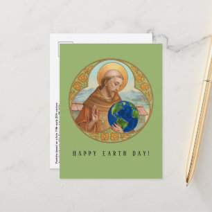 Earth Day & St. Francis of Assisi Postcard