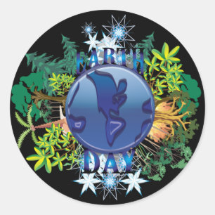 Earth Day Stickers Earth Day Sticker