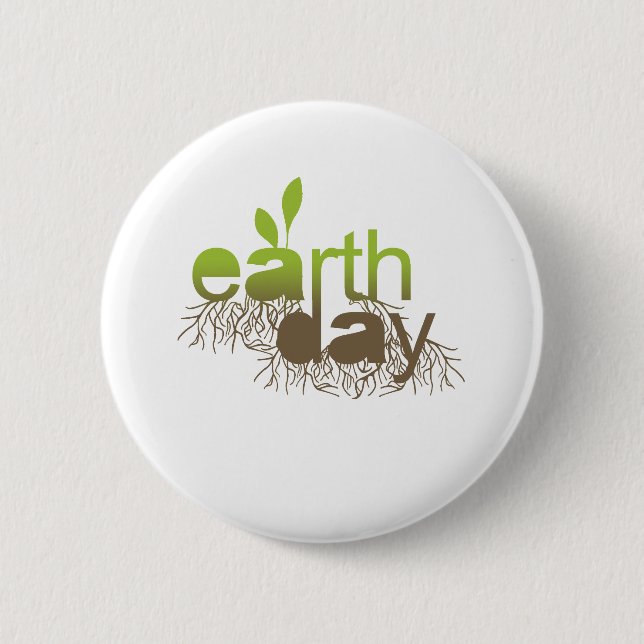 Earth Day T-shirt / Earth Day T-shirts Button (Front)