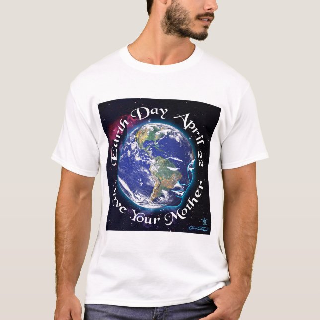 Earth Day T-Shirt Light Colors (Front)