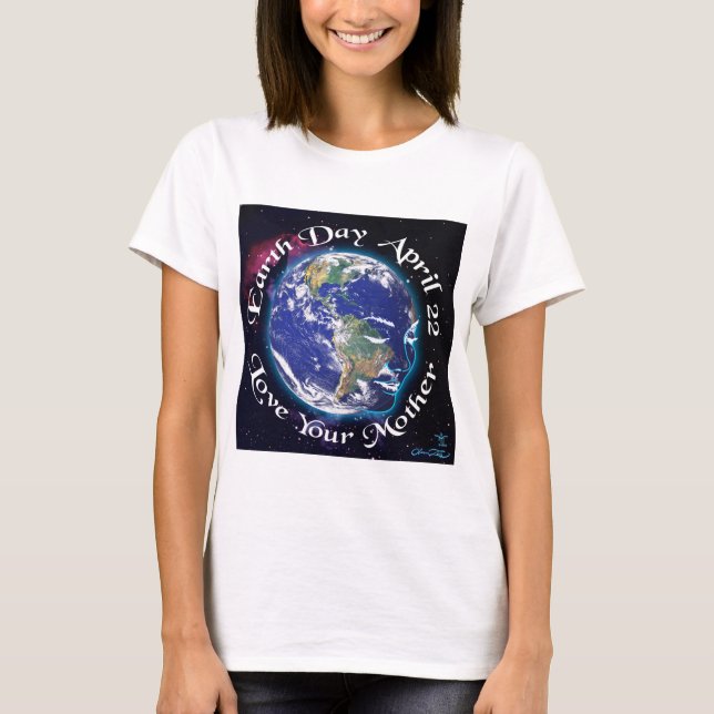 Earth Day T-Shirt Light Colors (Front)
