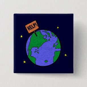 Earth Day T Shirts and Gifts Pinback Button