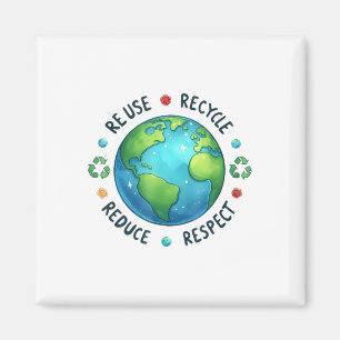 Earth Day Teacher Environment Day Recycle Earth Da Magnet