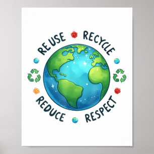 Earth Day Teacher Environment Day Recycle Earth Da Poster