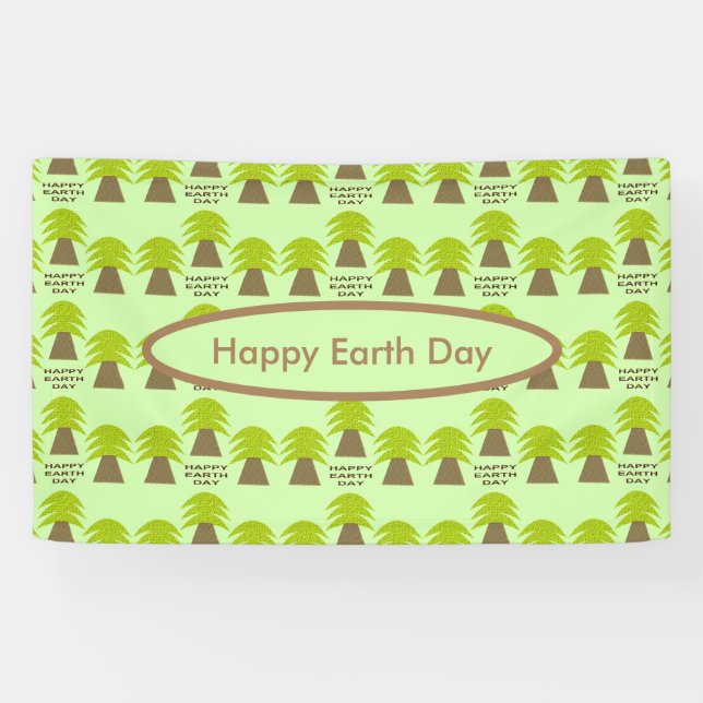 Earth Day Teres Personalized Banner (Horizontal)