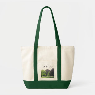 Make Everyday Earth Day Canvas Bag Natural Canvas Tote Cute Bag for Sc -  One Tribe Apparel