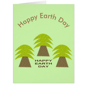 Earth Day Trees Personalized Cards