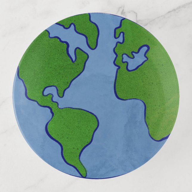 Earth Day Trinket Tray (Front)