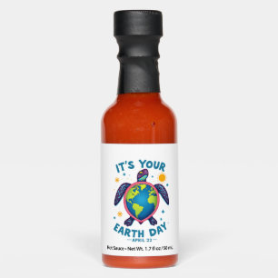Earth Day Turtle Design April 22 For Nature Lovers Hot Sauces