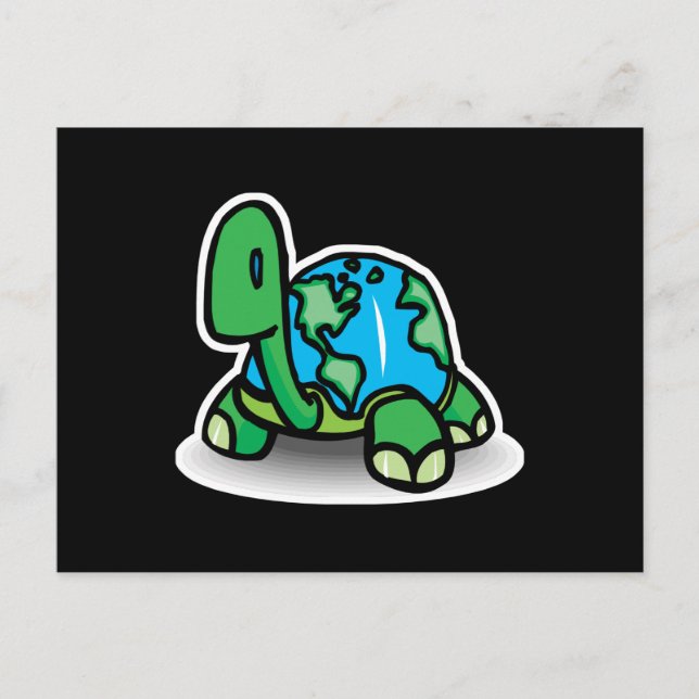 earth day turtle postcard (Front)