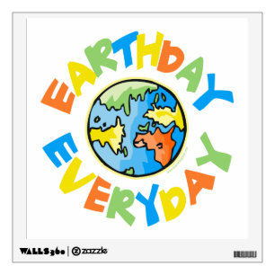 Earth Day Wall Decal
