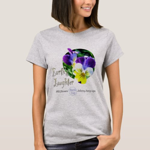 Earth Day Wildflower Laughter Shirt