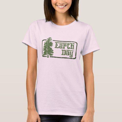 Earth Day Womens Organic T_Shirt