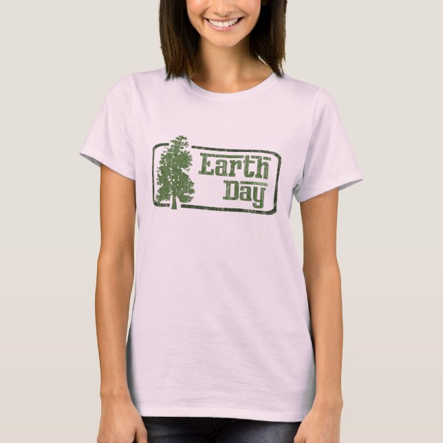 Earth Day Womens Organic T-Shirt (Front)