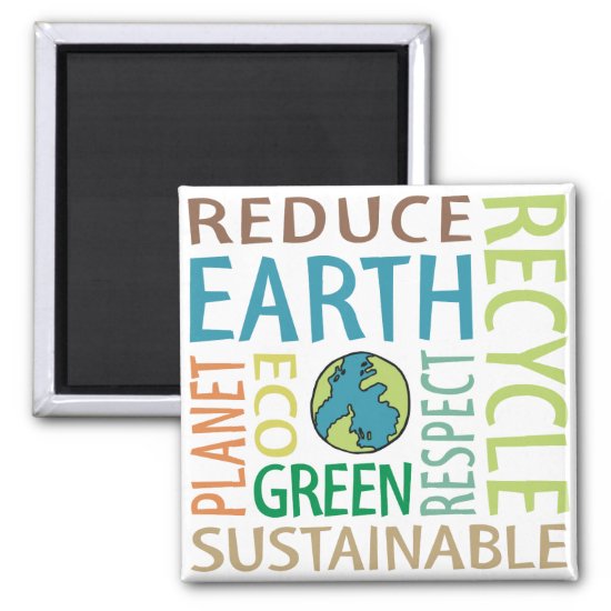 Earth Day Word Magnet