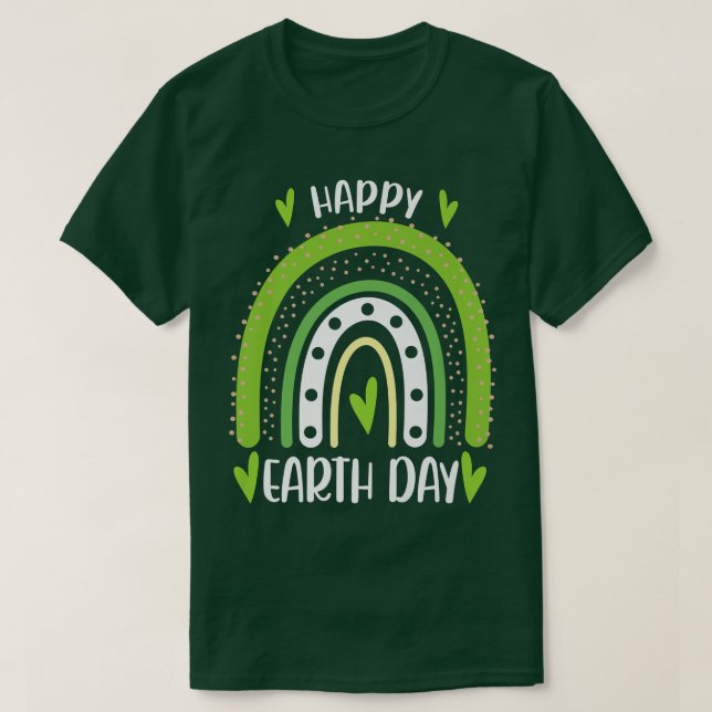 Earth Day World International Holiday Happy Awaren T-Shirt (Design Front)