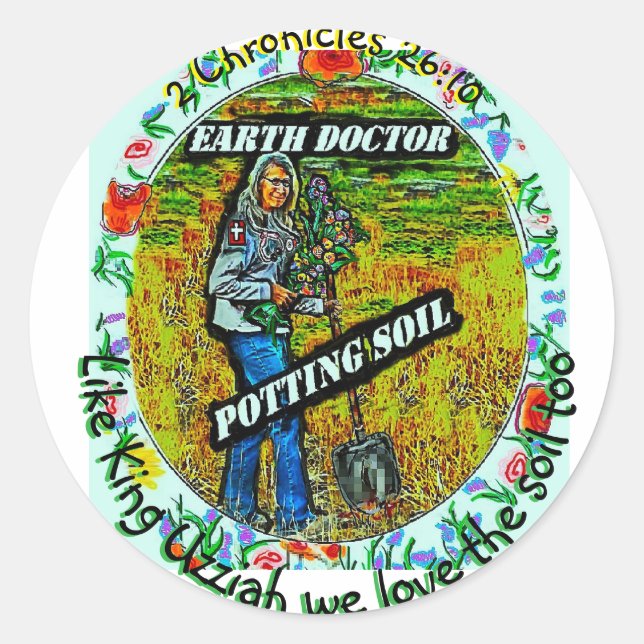 Earth Doctor sticker (Front)