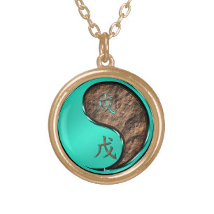 Earth Dog Gold Plated Necklace