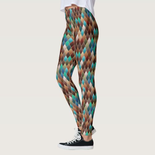 Earth Dragon Scales Leggings