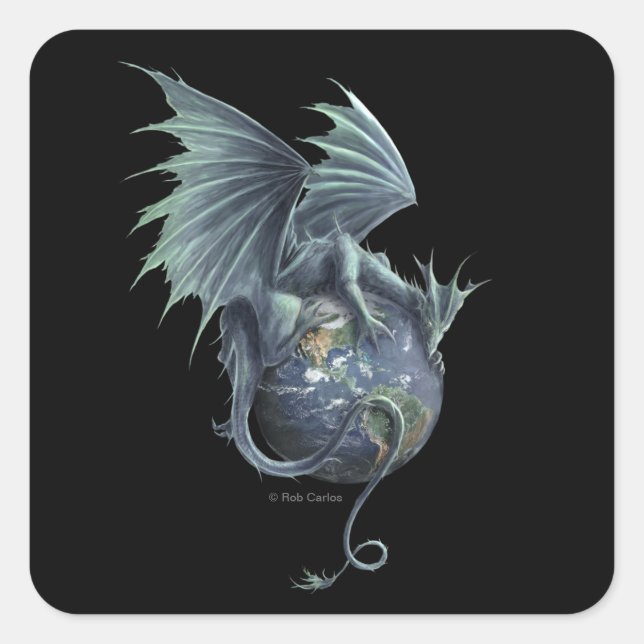 Earth Dragon Sticker (Front)