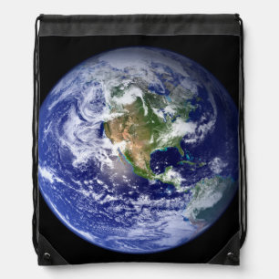 Earth Drawstring Backpack