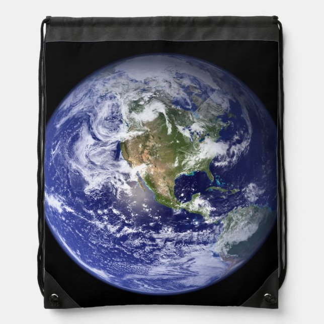 Earth Drawstring Backpack (Front)