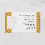 EARTH Element Contours Pattern Business Card