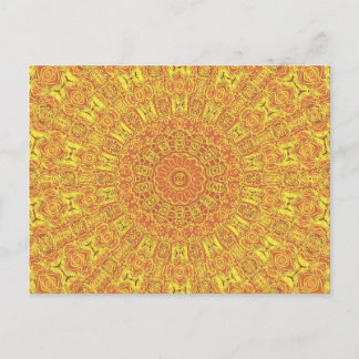 EARTH Element Contours Pattern Postcard