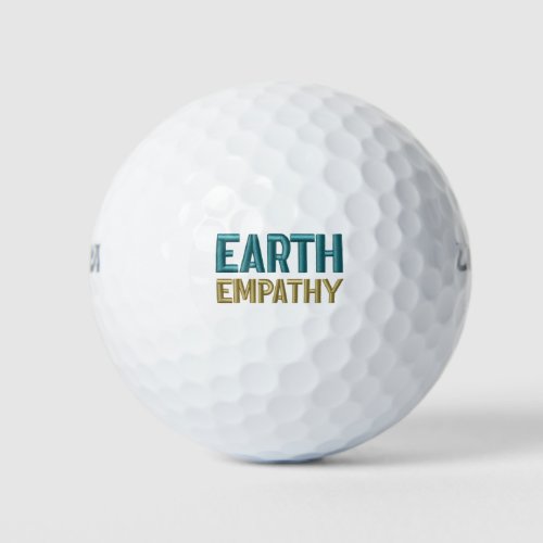 Earth Empathy Golf Balls