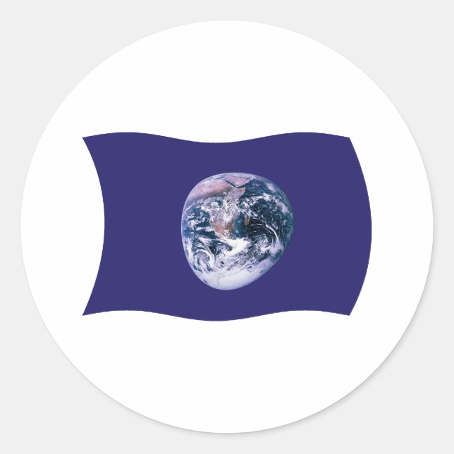 Earth Flag Sticker (Front)