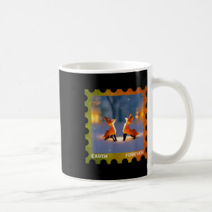 Earth Forever Environmental Protection Stamp Origa Coffee Mug