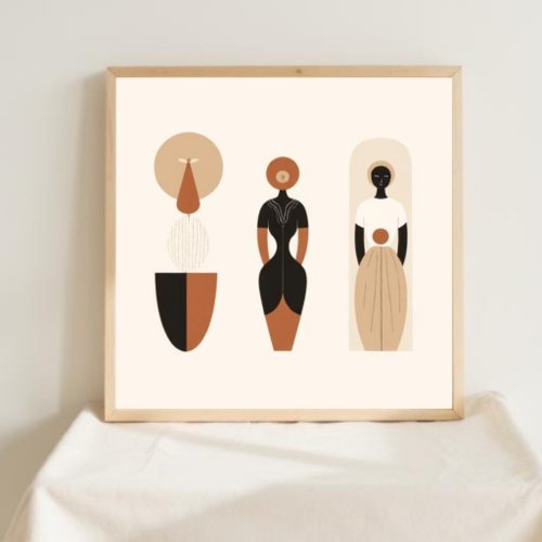 Earth & Form – Minimalist Botanical Art 5 Poster