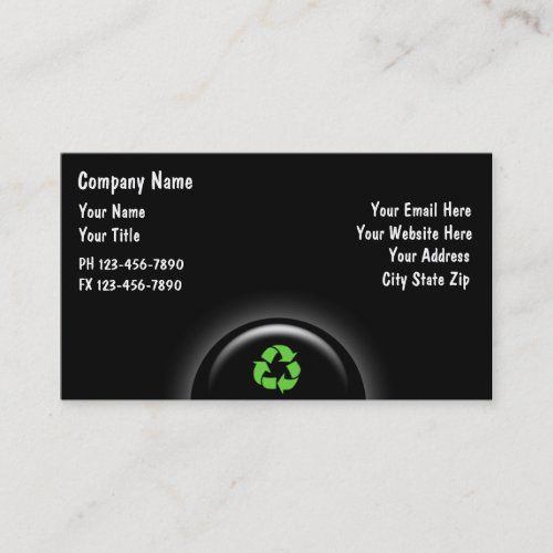 Earth Friendly Business Cards