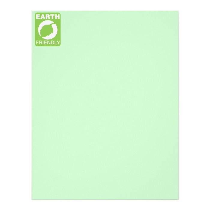 Earth Friendly Letterhead Design