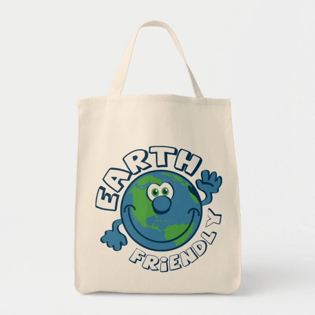Earth Friendly Organic Tote bag (Front)