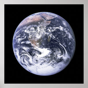 Earth from Apollo 17 Poster