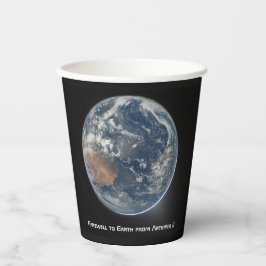 Earth From Artemis II Paper Cups
