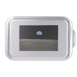 Earth from Moon in Black Space: Earthrise Cake Pan