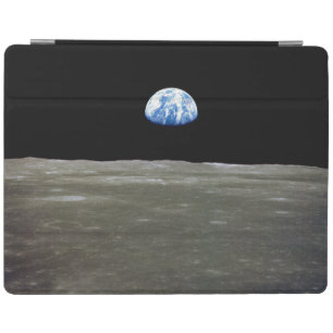 Earth from Moon in Black Space: Earthrise iPad Smart Cover