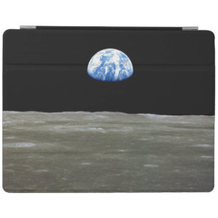 Earth from Moon in Black Space: Earthrise iPad Smart Cover